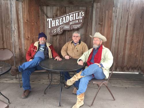 2016 Logan, Bill, Tom At Threadgill's